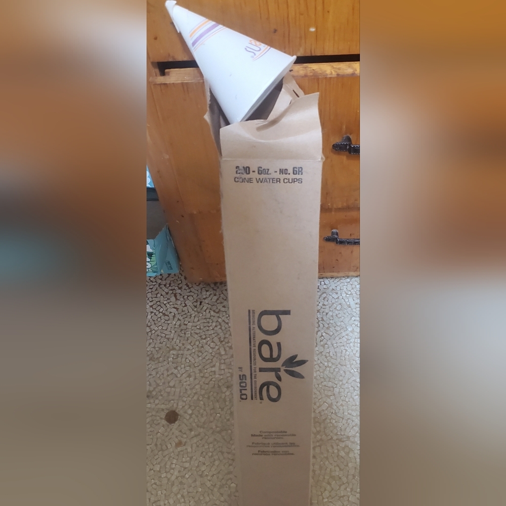 Cone Water Cups by Bare